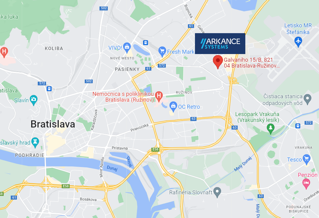 Arkance Systems Bratislava na novej adrese od 1. októbra